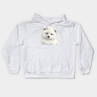 Furry Fluffball: Samoyed Puppy Love Kids Hoodie